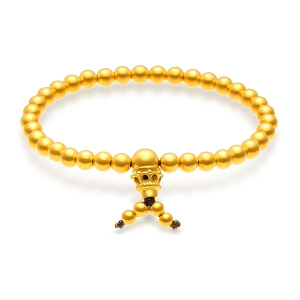 solid pure 24k yellow gold bracelet women 5mm round beads buddha beads bracelet, Golden;silver
solid pure 24k yellow gold bracelet women 5mm round beads buddha beads bracelet, Golden;silver