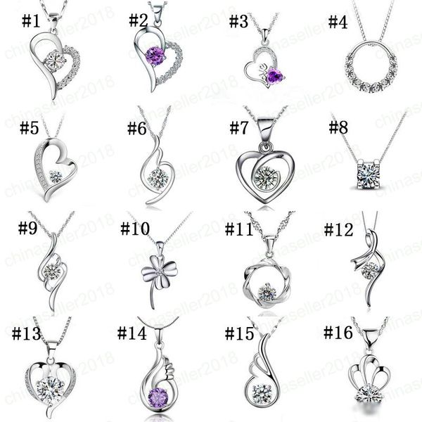luxury 925 sterling silver crystal heart necklace for women romantic cz four leaf clover pendant with box chains fashion jewelry
luxury 925 sterling silver crystal heart necklace for women romantic cz four leaf clover pendant with box chains fashion jewelry