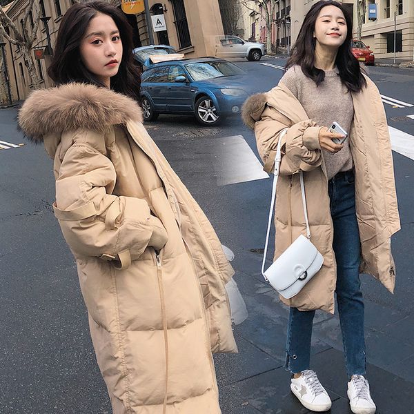 1848 mid-length down cotton cotton-padded clothes 2019 autumn and winter new style natural wool fake hair, Blue;black
1848 mid-length down cotton cotton-padded clothes 2019 autumn and winter new style natural wool fake hair, Blue;black