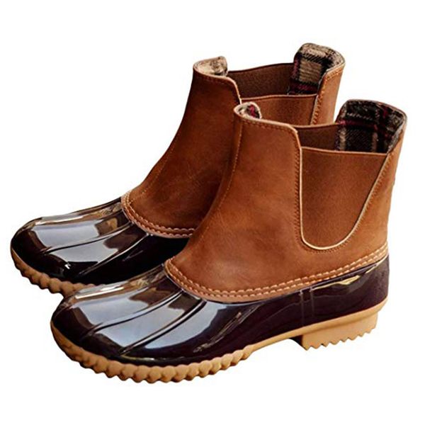waterproof short boots for women fahsion leopard splice rain shoes with anti-slip sole new, Black
waterproof short boots for women fahsion leopard splice rain shoes with anti-slip sole new, Black