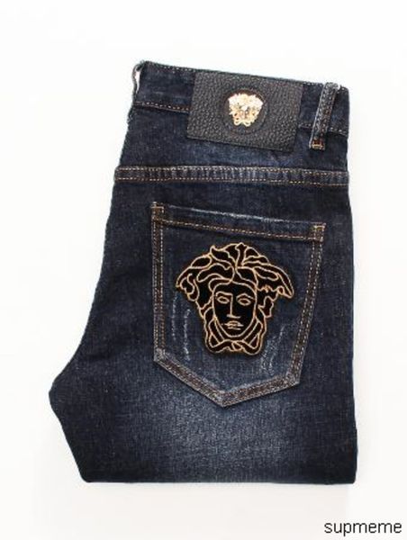 fashion classic euramerican pencil pants mens designer new men's autumn and winter trend slim feet stretch jeans pants yard number jean, Blue
fashion classic euramerican pencil pants mens designer new men's autumn and winter trend slim feet stretch jeans pants yard number jean, Blue