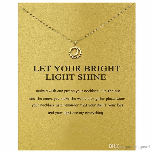 dogeared choker ожерелье с картой gold silver sun moon ожерелье для женщин моды ювелирных изделий let your bright light shine
dogeared choker ожерелье с картой gold silver sun moon ожерелье для женщин моды ювелирных изделий let your bright light shine