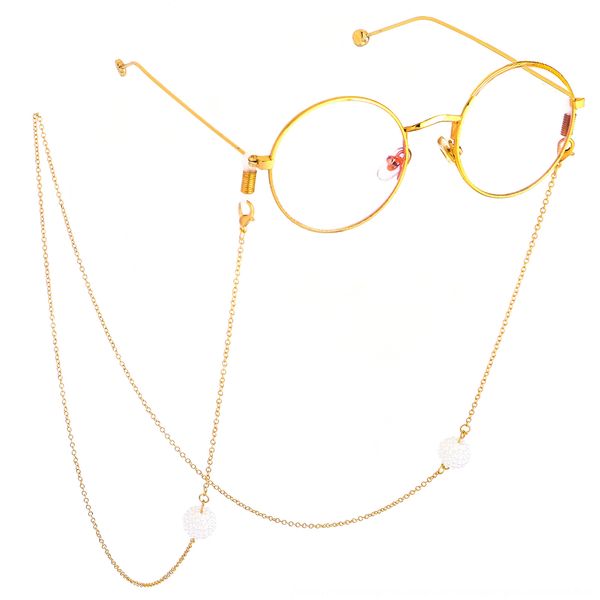 anti-slip accessories metal ball pendant glasses rope gold silver pearl ball pendant glasses chain, Blue
anti-slip accessories metal ball pendant glasses rope gold silver pearl ball pendant glasses chain, Blue