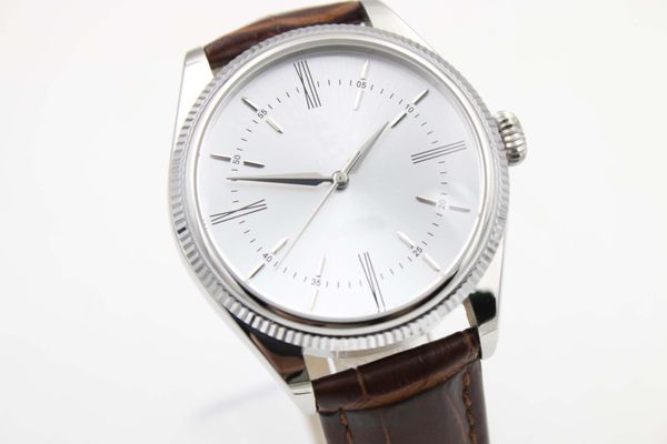 sale freight white dial automatic mechanical watch brown leather strap 50509 perpetual polished mens silver, Slivery;brown
sale freight white dial automatic mechanical watch brown leather strap 50509 perpetual polished mens silver, Slivery;brown