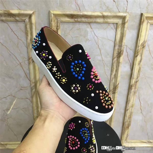 2017 new christia multicolored boat candy beaded velvet red sole sneakers red shoes doug shoes
2017 new christia multicolored boat candy beaded velvet red sole sneakers red shoes doug shoes