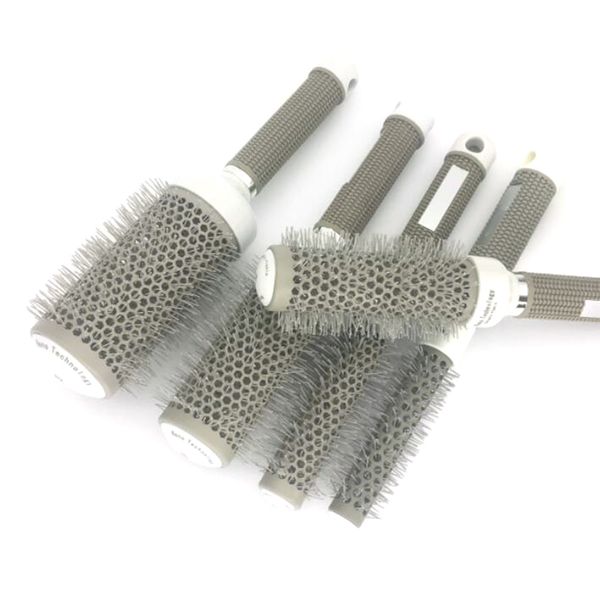 5pcs round rolling hair brush set barrel curling brush comb hair styling tools professional barber salon products comb for girls, Silver
5pcs round rolling hair brush set barrel curling brush comb hair styling tools professional barber salon products comb for girls, Silver