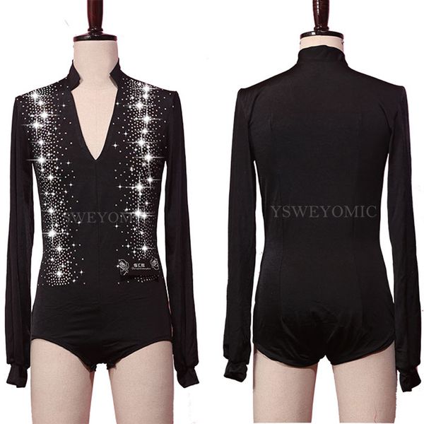 sparkly rhinestones men v-neck dance shirt ballroom latin dancing clothes competition dance costume latin shirts for men, Black;red
sparkly rhinestones men v-neck dance shirt ballroom latin dancing clothes competition dance costume latin shirts for men, Black;red