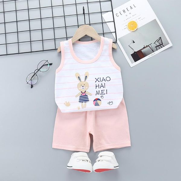 toddler boys baby kids girls sleeveless summer cotton cartoon vest+shorts outfit set clothes boys clothes kids w5, White
toddler boys baby kids girls sleeveless summer cotton cartoon vest+shorts outfit set clothes boys clothes kids w5, White