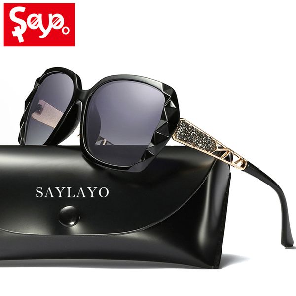 saylayo 2019 polarized sunglasses women brand uv400 sun glasses gradient driving lentes de sol mujer, White;black
saylayo 2019 polarized sunglasses women brand uv400 sun glasses gradient driving lentes de sol mujer, White;black