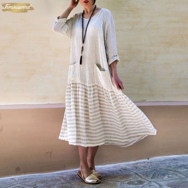 a line striped women dresses vonda patchwork long dress 2019 o neck long sleeve big casual loose vestidos plus size, Black;gray
a line striped women dresses vonda patchwork long dress 2019 o neck long sleeve big casual loose vestidos plus size, Black;gray