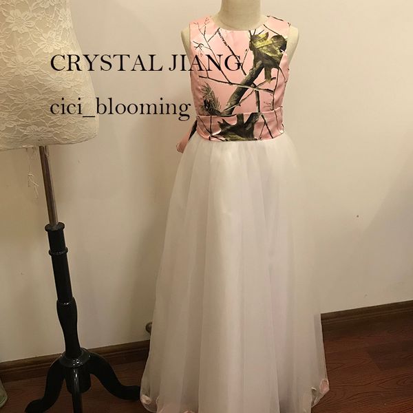 pink camo dress for flower girl long kids formal gown 2023 ankle length, White;blue
pink camo dress for flower girl long kids formal gown 2023 ankle length, White;blue