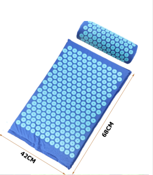 acupressure massager mat relaxation relief stress tension body yoga mat