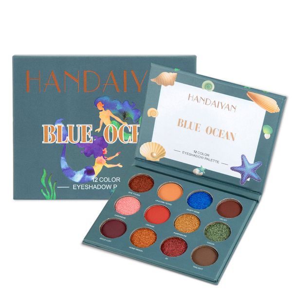 handaiyan 12 colors eyeshadow pallete natural matte glitter eyeshadow nude lasting powder the shadows waterproof cosmetics makeup sg1002 
handaiyan 12 colors eyeshadow pallete natural matte glitter eyeshadow nude lasting powder the shadows waterproof cosmetics makeup sg1002