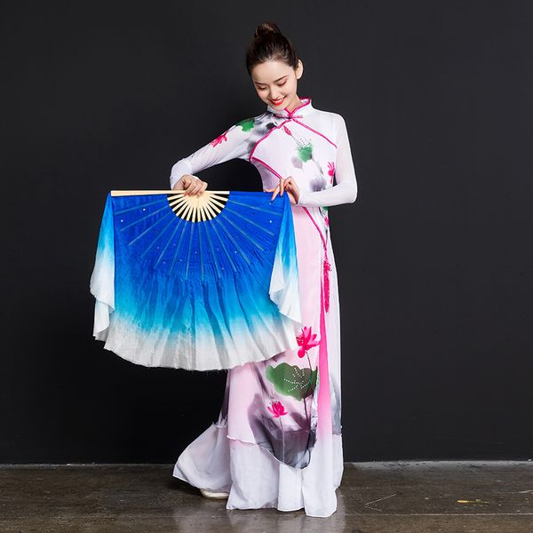 chinese style bamboo handle fan real silk folk art belly dancing prop dual fan pairs party stage royal blue white, Black;red
chinese style bamboo handle fan real silk folk art belly dancing prop dual fan pairs party stage royal blue white, Black;red