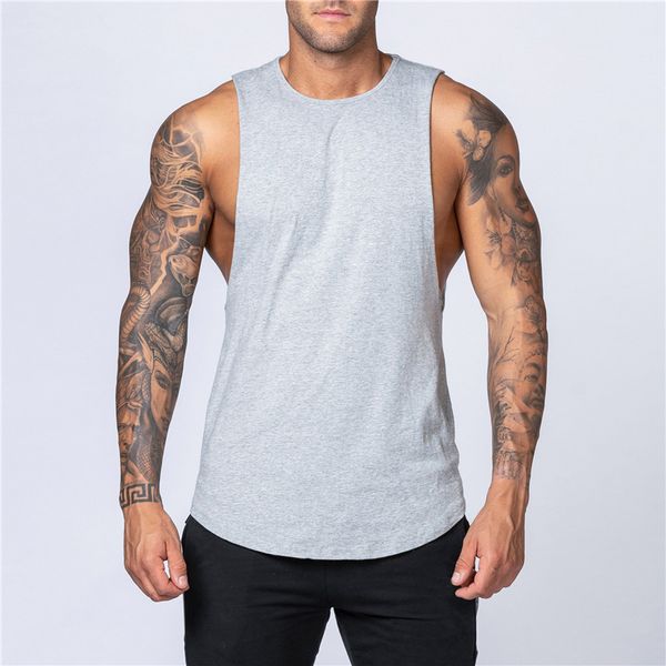 men tank shirt fitness clothing solid cotton sleeveless o neck vest man plain cotton bodybuilding sportswear casual fashion t shirt, White;black
men tank shirt fitness clothing solid cotton sleeveless o neck vest man plain cotton bodybuilding sportswear casual fashion t shirt, White;black