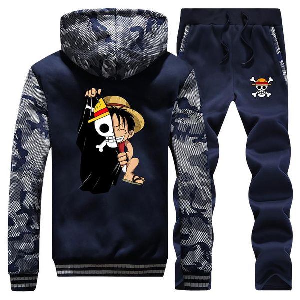 cartoon luffy one piece anime hoodies winter new warm suit men thick zipper jacket+pant 2pcs sets mens camouflage sweatshirt, Gray
cartoon luffy one piece anime hoodies winter new warm suit men thick zipper jacket+pant 2pcs sets mens camouflage sweatshirt, Gray