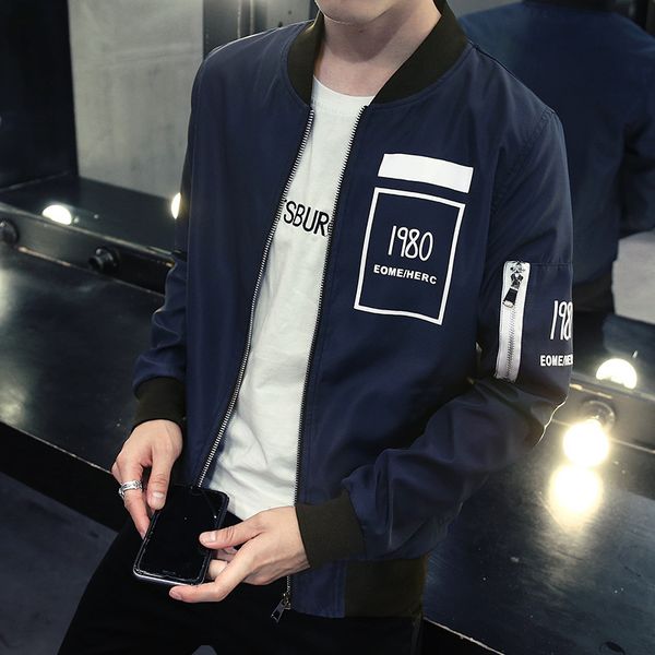 jacket men's 2019 spring new style korean-style stylish handsome baseball uniform men's jacket, Black;brown
jacket men's 2019 spring new style korean-style stylish handsome baseball uniform men's jacket, Black;brown