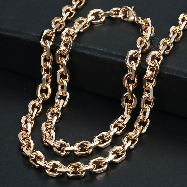 6mm 585 rose gold rolo cable link chain bracelet necklace fashion jewelry set for women men party accessories cs17, Silver
6mm 585 rose gold rolo cable link chain bracelet necklace fashion jewelry set for women men party accessories cs17, Silver