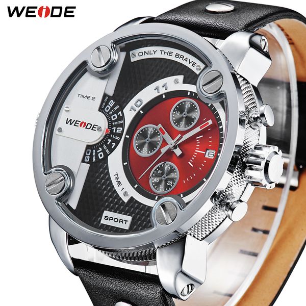 weide man luxury casual quartz sports calendar auto date black leather strap alloy case relogio masculino watch clock, Slivery;brown
weide man luxury casual quartz sports calendar auto date black leather strap alloy case relogio masculino watch clock, Slivery;brown