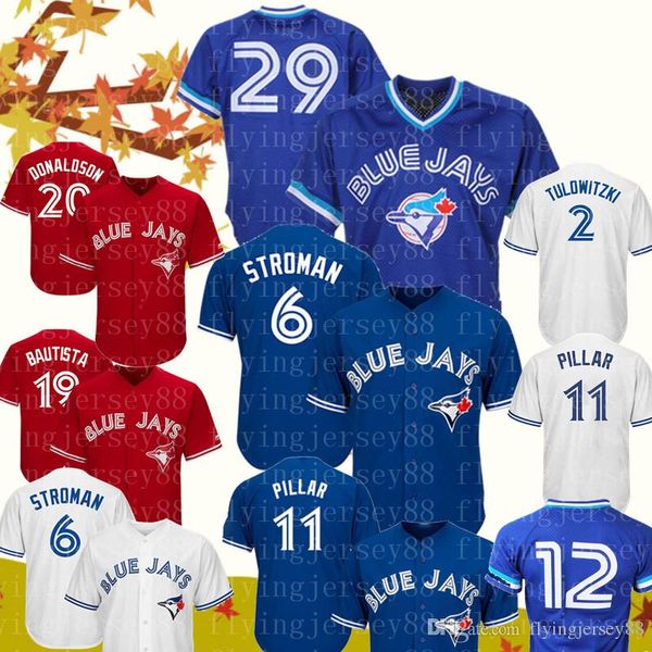 Toronto Blue Men's Jays Jersey 29 Joe Carter 6 Marcus Stroman 11 Kevin Pillar 12 Roberto Alomar 19 Jose Bautista 20 Josh Donaldson
Toronto Blue Men's Jays Jersey 29 Joe Carter 6 Marcus Stroman 11 Kevin Pillar 12 Roberto Alomar 19 Jose Bautista 20 Josh Donaldson