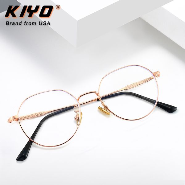kiyo brand 2020 new women men fashion anti blue light optical frame metal eyeglasses frames oval spectacles glasses 9644, White;black
kiyo brand 2020 new women men fashion anti blue light optical frame metal eyeglasses frames oval spectacles glasses 9644, White;black