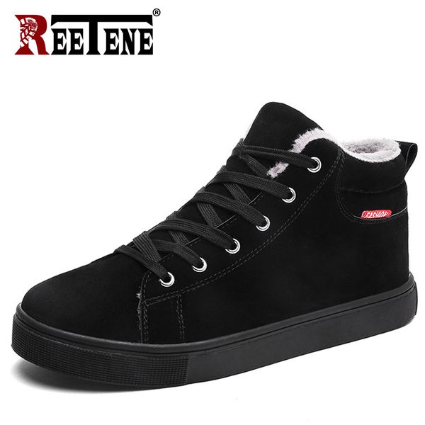 reetene 2018 new winter shoes men comfortable fur mens boots fashion super warm shoes men winter men's boots, Black
reetene 2018 new winter shoes men comfortable fur mens boots fashion super warm shoes men winter men's boots, Black