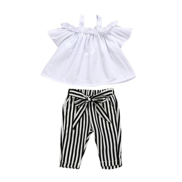 princess girl clothes cute girls summer clothing kid strap off shoulder sling +striped pants leggings 2pcs outfits, White
princess girl clothes cute girls summer clothing kid strap off shoulder sling +striped pants leggings 2pcs outfits, White