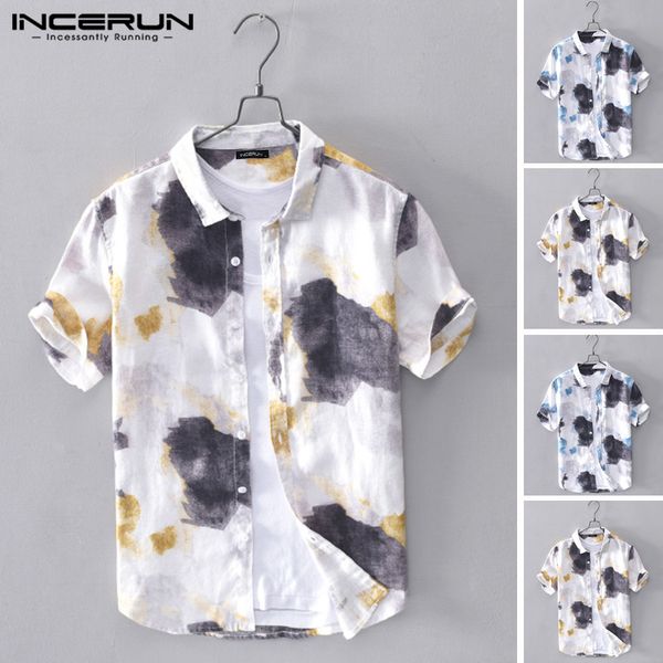 incerun retro camo print casual shirt men harajuku lapel neck 2019 stylish camisa masculina short sleeve chic brand shirts men, White;black
incerun retro camo print casual shirt men harajuku lapel neck 2019 stylish camisa masculina short sleeve chic brand shirts men, White;black
