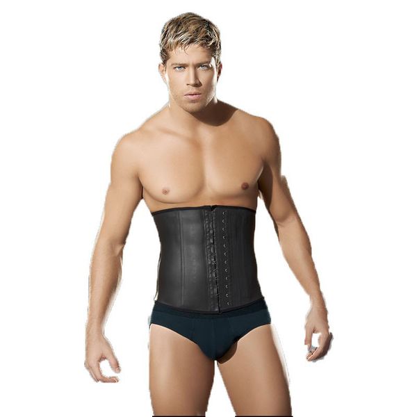 wholesale male latex waist trainer 9 steel boned body shaper cincher corset belt girdle, Black;brown
wholesale male latex waist trainer 9 steel boned body shaper cincher corset belt girdle, Black;brown