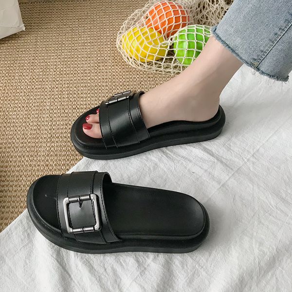 house slippers platform women luxury shoes pantofle med slides designer 2020 flat soft pu basic fashion rubber shoes house, Black
house slippers platform women luxury shoes pantofle med slides designer 2020 flat soft pu basic fashion rubber shoes house, Black