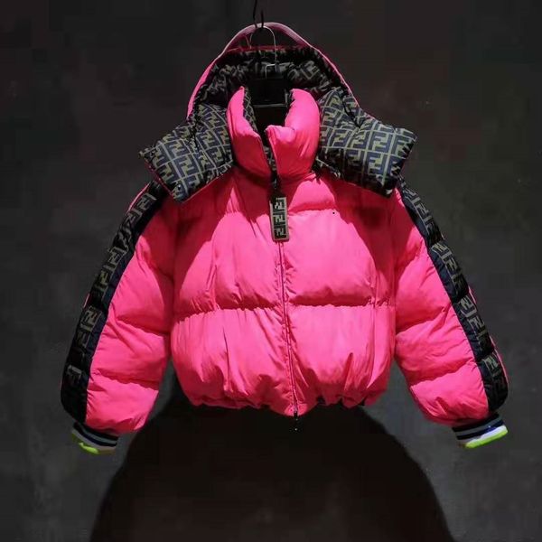womens star same style runway fashion hooded ff f letter print warm loose down cotton padded parka short coat casacos s m l, Black
womens star same style runway fashion hooded ff f letter print warm loose down cotton padded parka short coat casacos s m l, Black