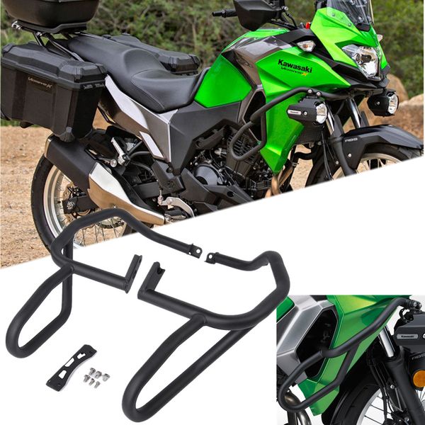 matte black crash bar engine frame guard protector for 2017-2018 versys x300 x-300 
matte black crash bar engine frame guard protector for 2017-2018 versys x300 x-300