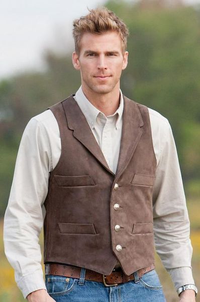 western boy style custom made groom wears light brown vintage vest for rustic wedding plus sizes, Black;white
western boy style custom made groom wears light brown vintage vest for rustic wedding plus sizes, Black;white