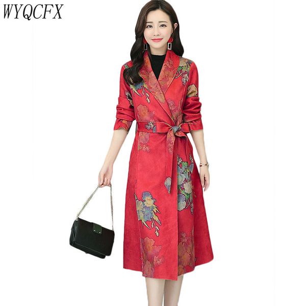 elegant printed windbreaker long coat 2019 new slim full sleeve trench coat for women spring autumn suede belt cardigan overcoat, Tan;black
elegant printed windbreaker long coat 2019 new slim full sleeve trench coat for women spring autumn suede belt cardigan overcoat, Tan;black