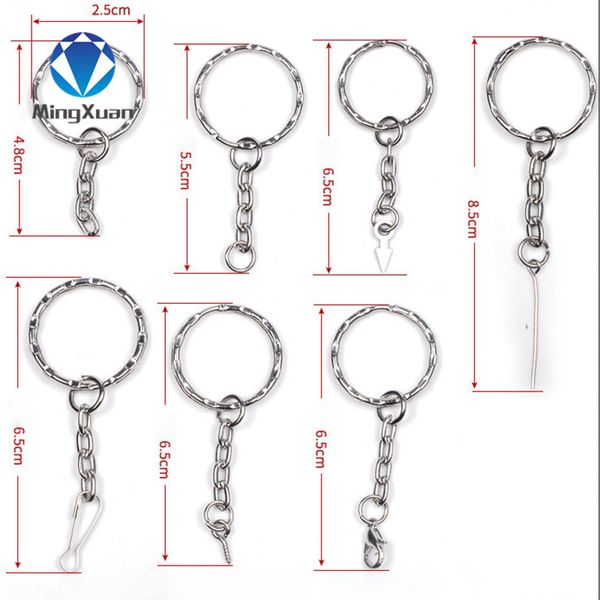 20pcs/lot lobster clasp/screw threaded eye pins keychain split ring key chains keyrings diy retro fashion keychains accessories, Silver
20pcs/lot lobster clasp/screw threaded eye pins keychain split ring key chains keyrings diy retro fashion keychains accessories, Silver