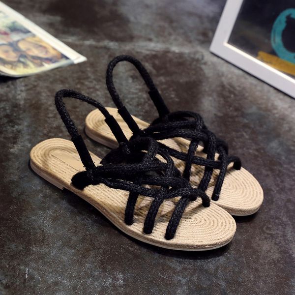 women rome sandals ladies slip on flats women's classic gladiator footwear female cross tied shoes woman summer outdoor, Black
women rome sandals ladies slip on flats women's classic gladiator footwear female cross tied shoes woman summer outdoor, Black