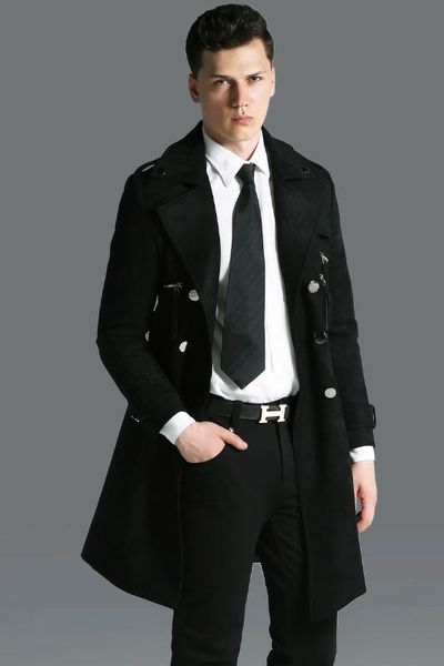 men's trench coats tide coat double breasted male jacket smart casual fashion thick adjustable waist imitate deerskin plus size, Tan;black
men's trench coats tide coat double breasted male jacket smart casual fashion thick adjustable waist imitate deerskin plus size, Tan;black