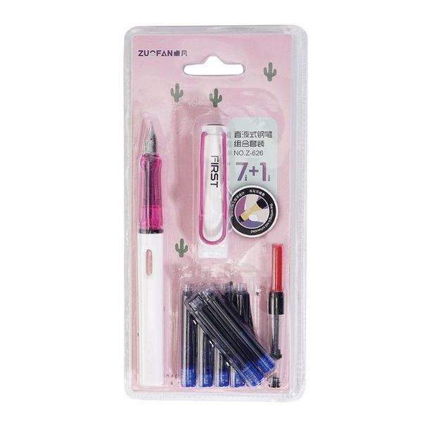 new cute kawaii plastic fountain pen with ink sac for writing pen fountain office stationery korean supplies ink l5a1
new cute kawaii plastic fountain pen with ink sac for writing pen fountain office stationery korean supplies ink l5a1