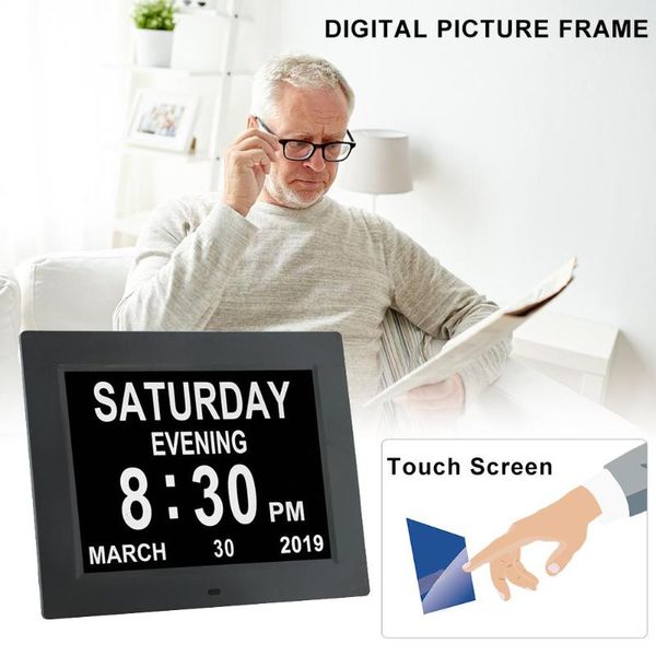 10 inch wifi digital picture frame touch screen display with alarm clock for the olders
10 inch wifi digital picture frame touch screen display with alarm clock for the olders