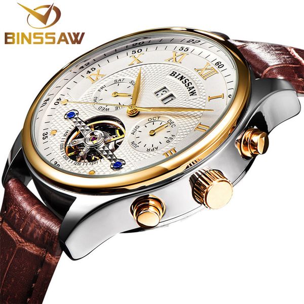 binssaw new men leather watch wrist original luxury brand big automatic fashion sports mechanical watches relogio masculino, Slivery;brown
binssaw new men leather watch wrist original luxury brand big automatic fashion sports mechanical watches relogio masculino, Slivery;brown