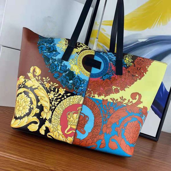 cowhide leather handbag with printed function and closed inner bag with buttons for easy storage yellow flower pattern, quality
cowhide leather handbag with printed function and closed inner bag with buttons for easy storage yellow flower pattern, quality