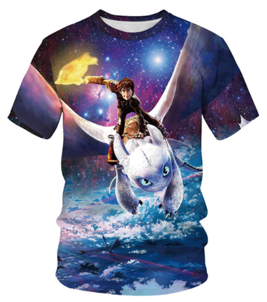 new fashion cartoon how to train your dragon t-shirt summer 3d anime printed t shirts harajuku streetwear funny toothless print k1023, White;black
new fashion cartoon how to train your dragon t-shirt summer 3d anime printed t shirts harajuku streetwear funny toothless print k1023, White;black