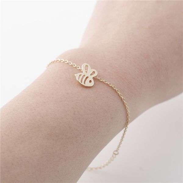 5pcs tiny honey bee bracelet bumble queen bee bracelets cute insect bird bracelets bumblebee beehive bracelets, Golden;silver
5pcs tiny honey bee bracelet bumble queen bee bracelets cute insect bird bracelets bumblebee beehive bracelets, Golden;silver
