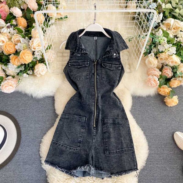 fmfssom summer spring chic vintage zipper pockets denim slim retro shorts tassel playsuits women ladies retro, Black;white
fmfssom summer spring chic vintage zipper pockets denim slim retro shorts tassel playsuits women ladies retro, Black;white