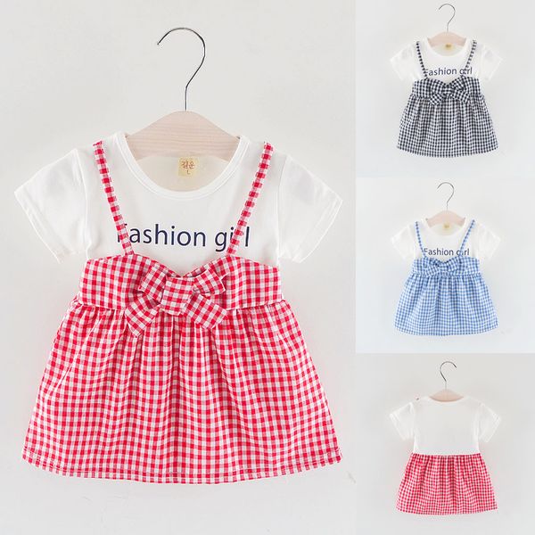 toddler kid baby girl cotton blend short sleeve plaid printed party princess dress clothing, Red;yellow
toddler kid baby girl cotton blend short sleeve plaid printed party princess dress clothing, Red;yellow