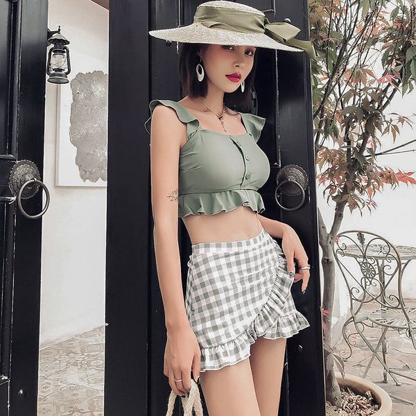 tankini swimsuit for girls swim dress bathing suits 2019 women's summer suit high waist two piece girl feeling swimming lattice, White;black
tankini swimsuit for girls swim dress bathing suits 2019 women's summer suit high waist two piece girl feeling swimming lattice, White;black