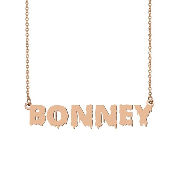 bonney name necklace , cool bloody art name necklace for halloween and santa's day jewelry gift for kids boys girls, Silver
bonney name necklace , cool bloody art name necklace for halloween and santa's day jewelry gift for kids boys girls, Silver