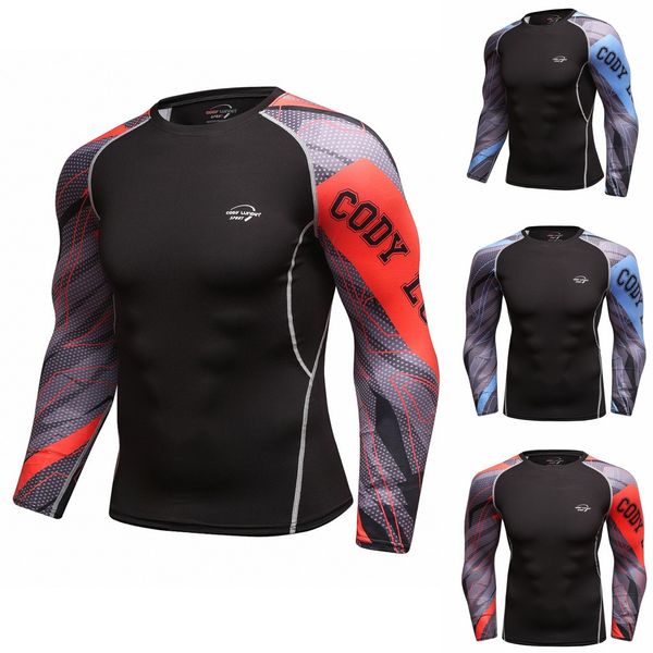fashion 2019 sports men's clothing fashion men's long sleeve yoga fitness print soft t-shirt blouse outdoor#7, Black;red
fashion 2019 sports men's clothing fashion men's long sleeve yoga fitness print soft t-shirt blouse outdoor#7, Black;red