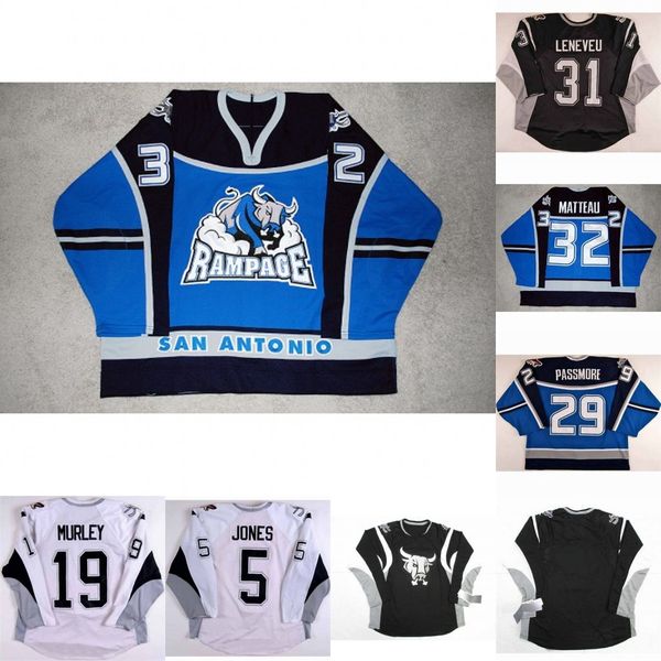 Mens SanAntonio Rampage 29 Steve Passmore 32 Stephane Matteau 19 Matt Murley 31 David LeNeveu 5 Matt Jones Hockey Jersey
Mens SanAntonio Rampage 29 Steve Passmore 32 Stephane Matteau 19 Matt Murley 31 David LeNeveu 5 Matt Jones Hockey Jersey