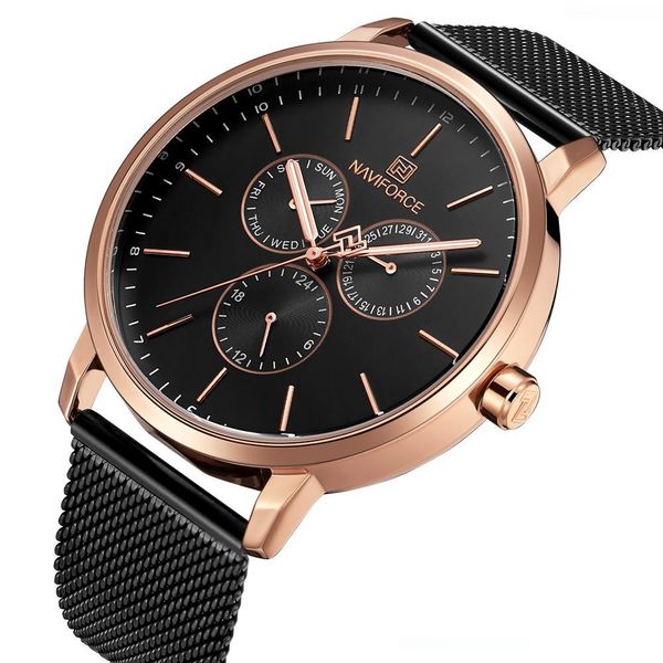 naviforce 2018 new watch men business quartz wrist watch man waterproof stainless steel date weeks relogio masculio, Slivery;brown
naviforce 2018 new watch men business quartz wrist watch man waterproof stainless steel date weeks relogio masculio, Slivery;brown